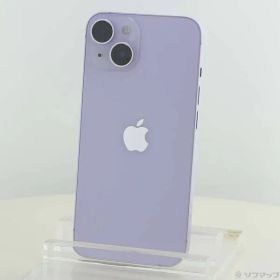 ソフマップ 〔中古品〕 iPhone14 128GB パープル MPUY3J／A SIMフリー【344】