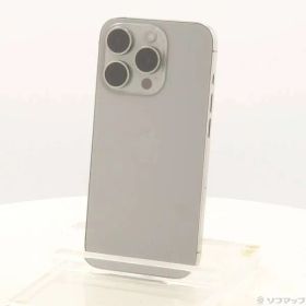 ソフマップ 〔中古品〕 iPhone15 Pro 128GB ナチュラルチタニウム MTU93J／A SIMフリー【368】