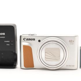 ★美品★ キヤノン Canon PowerShot SX740 HS シルバー 充電器付き ARYME6790 #640