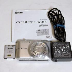 美品/動作◎】COOLPIX S6400 コンデジ 液晶ドット抜け有 #0042