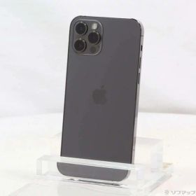 【中古】Apple(アップル) iPhone12 Pro 128GB グラファイト MGM53J／A SoftBank 【262-ud】