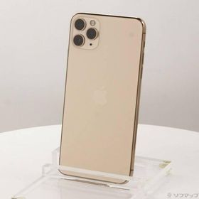 〔中古〕Apple(アップル) iPhone11 Pro Max 64GB ゴールド MWHG2J／A SoftBank〔262-ud〕