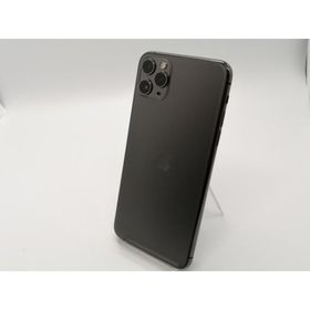【中古】Apple SoftBank 【SIMロック解除済み】 iPhone 11 Pro Max 64GB スペースグレイ MWHD2J/A【小倉駅前】保証期間１ヶ月【ランクB】