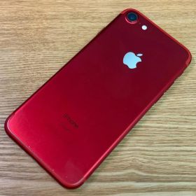 E6 SIMフリー iPhone7 128GB Red おまけ付き
