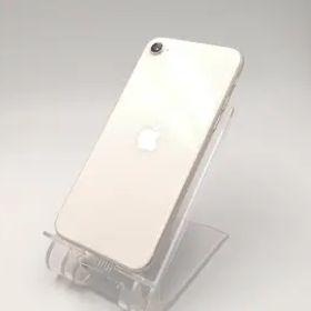 【中古】Apple au 【SIMフリー】 iPhone SE（第3世代） 64GB スターライト MMYD3J/A【ECセンター】保証期間１ヶ月【ランクB】
