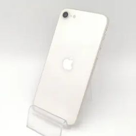 【中古】Apple au 【SIMフリー】 iPhone SE（第3世代） 64GB スターライト MMYD3J/A【池袋東口】保証期間１ヶ月【ランクB】