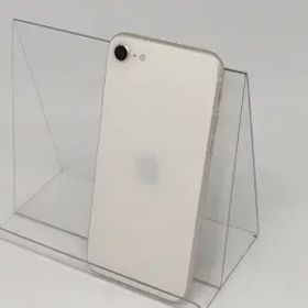 【中古】Apple au 【SIMフリー】 iPhone SE（第3世代） 64GB スターライト MMYD3J/A【池袋東口】保証期間１ヶ月【ランクA】
