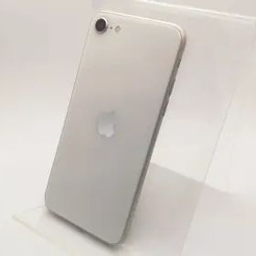 【中古】Apple docomo 【SIMフリー】 iPhone SE（第3世代） 64GB スターライト MMYD3J/A【秋葉3号】保証期間１ヶ月【ランクB】