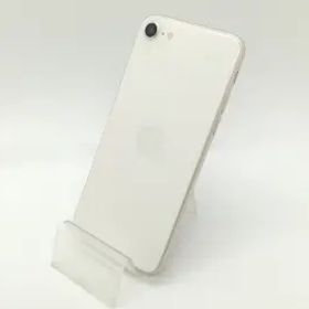【中古】Apple au 【SIMフリー】 iPhone SE（第3世代） 64GB スターライト MMYD3J/A【静岡】保証期間１ヶ月【ランクB】