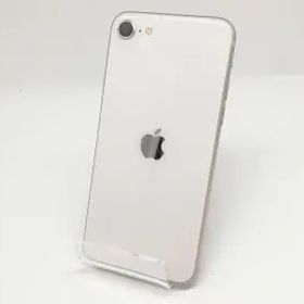 【中古】Apple au 【SIMフリー】 iPhone SE（第3世代） 256GB スターライト MMYK3J/A【宇田川】保証期間１ヶ月【ランクB】