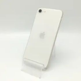 【中古】Apple au 【SIMフリー】 iPhone SE（第3世代） 128GB スターライト MMYG3J/A【福岡天神】保証期間１ヶ月【ランクC】