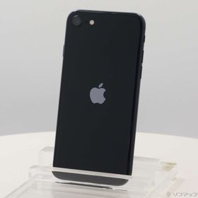 (中古)Apple iPhone SE 第3世代 64GB ミッドナイト MMYC3J/A SIMフリー(196-ud)