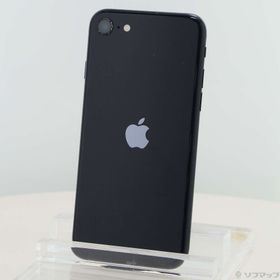 (中古)Apple iPhone SE 第3世代 64GB ミッドナイト MMYC3J/A SIMフリー(344-ud)