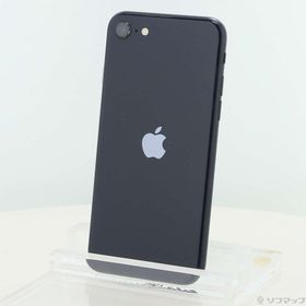 (中古)Apple iPhone SE 第3世代 64GB ミッドナイト MMYC3J/A SIMフリー(262-ud)
