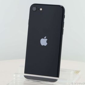 (中古)Apple iPhone SE 第3世代 64GB ミッドナイト MMYC3J/A SIMフリー(368-ud)