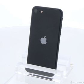(中古)Apple iPhone SE 第3世代 64GB ミッドナイト MMYC3J/A SIMフリー(348-ud)