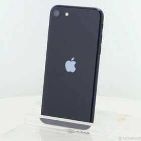 (中古)Apple iPhone SE 第3世代 64GB ミッドナイト MMYC3J/A SIMフリー(262-ud)