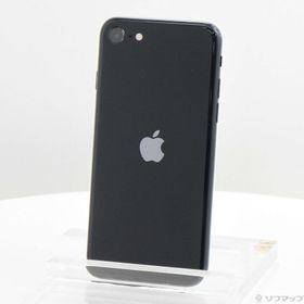 (中古)Apple iPhone SE 第3世代 64GB ミッドナイト MMYC3J/A SIMフリー(377-ud)