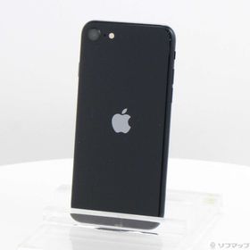 (中古)Apple iPhone SE 第3世代 64GB ミッドナイト MMYC3J/A SIMフリー(371-ud)