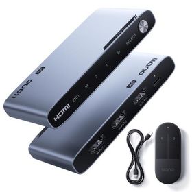 llano HDMI分配器 2入力1出力 8K@60Hz/4K@240Hz対応 VRR/HDR10+/Dolby Atmos/CEC対応 48Gbps PS5/Xbox/Switch/Fire Stick/Apple TV対応