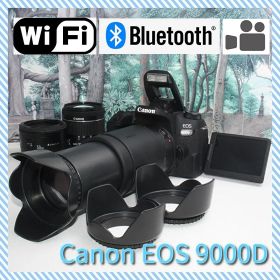❤️ミドルクラス一眼レフ❤️Canon EOS 9000D トリプルレンズセット