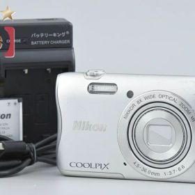 【中古】Nikon ニコン COOLPIX S3700 シルバー コンパクトデジタルカメラ