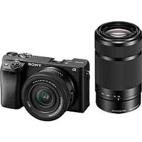 SONY(ソニー) α6400 ミラーレス一眼カメラ ブラック ILCE-6400X BQ ［ズームレンズ+ズームレンズ］ ILCE6400XBQ [代引不可]