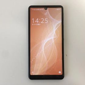 【ほぼ未使用品】スマートフォン AQUOS sense4 basic (黒)