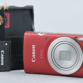 【中古】Canon キヤノン IXY 200 レッド コンパクトデジタルカメラ