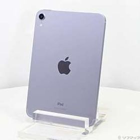 iPad mini 第6世代 64GB パープル MK8E3J／A auロック解除SIMフリー ［8.3インチ液晶／A15-Bionic］