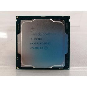 【中古】Intel Core i7-7700K (4.2GHz/TB:4.5GHz) BOX LGA1151/4C/8T/L3 8M/HD630/TDP91W【仙台駅東口】保証期間１週間