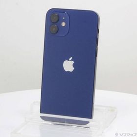 〔中古〕Apple(アップル) iPhone12 64GB ブルー MGHR3J／A SIMフリー〔247-ud〕