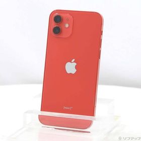 〔中古〕Apple(アップル) iPhone12 64GB プロダクトレッド MGHQ3J／A SIMフリー〔262-ud〕