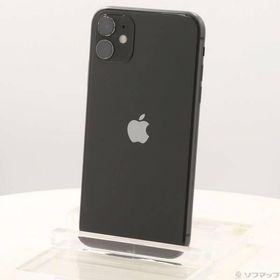〔中古〕Apple(アップル) iPhone11 64GB ブラック MWLT2J／A SoftBank〔247-ud〕