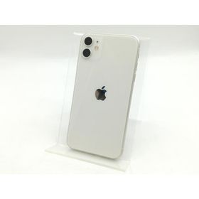 【中古】Apple SoftBank 【SIMロック解除済み】 iPhone 11 64GB ホワイト MWLU2J/A【福岡筑紫】保証期間１ヶ月【ランクC】