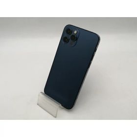 【中古】Apple docomo 【SIMロック解除済み】 iPhone 12 Pro 512GB パシフィックブルー MGMJ3J/A【OSU301】保証期間1ヶ月【ランクC】