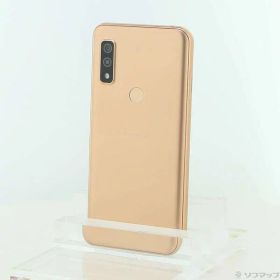 【中古】FUJITSU(富士通） arrows We 64GB ローズゴールド FCG01 au SIMフリー 【377-ud】