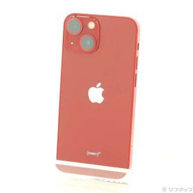 【中古】Apple(アップル) iPhone13 mini 128GB プロダクトレッド MLJG3J／A SIMフリー 【196-ud】