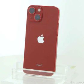 【中古】Apple(アップル) iPhone13 mini 256GB プロダクトレッド MLJM3J／A SIMフリー 【198-ud】