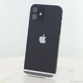 【中古】Apple(アップル) iPhone12 64GB ブラック MGHN3J／A SIMフリー 【344-ud】