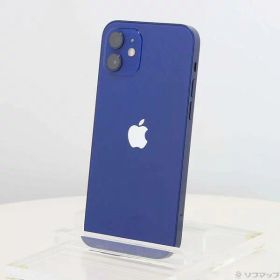 【中古】Apple(アップル) iPhone12 64GB ブルー MGHR3J／A SoftBank 【262-ud】
