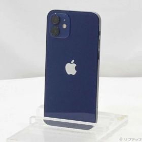 【中古】Apple(アップル) iPhone12 64GB ブルー MGHR3J／A SoftBank 【377-ud】