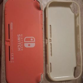 NintendoSwitchLITE ピンク(ジャンク品) どうぶつの森カバー付