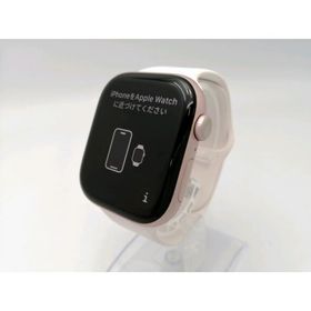 【中古】Apple Watch Series10 46mm GPS ローズゴールドアルミニウムケース/ライトブラッシュスポーツバンド (S/M) MWWT3J/A【ECセンター】保証期間１ヶ月