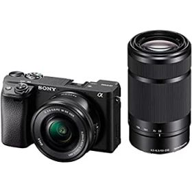 【中古】ソニー/APS-C/ミラーレス一眼カメラ / α6400 / ダブルズームレンズキット(同梱レンズ:SELP1650+SEL55210) / ブラック/ILCE-6400Y B