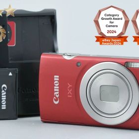【中古】Canon キヤノン IXY 200 レッド コンパクトデジタルカメラ