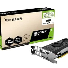 【中古】 玄人志向 NVIDIA GeForce GTX1630 搭載 グラフィックボード GDDR6 4GB GALAKURO GAMINGモデル GF-GTX1630D6-E4GB/LP Black