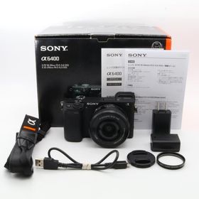 【シャッター回数：2800回】SONY α6400 ILCE-6400L レンズキット ブラック 〔SONY Eマウント〕