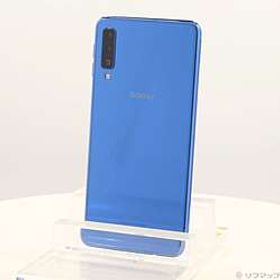 GALAXY A7 64GB ブルー SM-A750C 楽天 SIMフリー ［6インチ有機EL／Exynos 7885／RAM:4GB／ナノSIM］