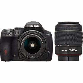 【中古】ペンタックス PENTAX K-50 ダブルズームキット ブラック ブラック カメラ 中古 人気 おすすめ 高画質